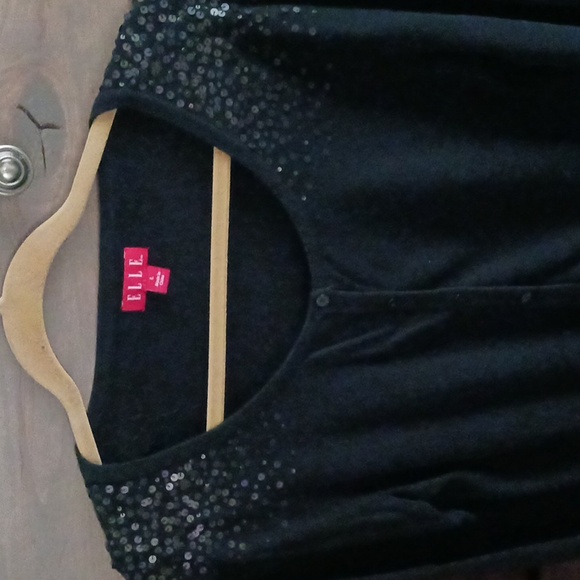 Elle sequin shoulder cardigan large - Picture 4 of 4
